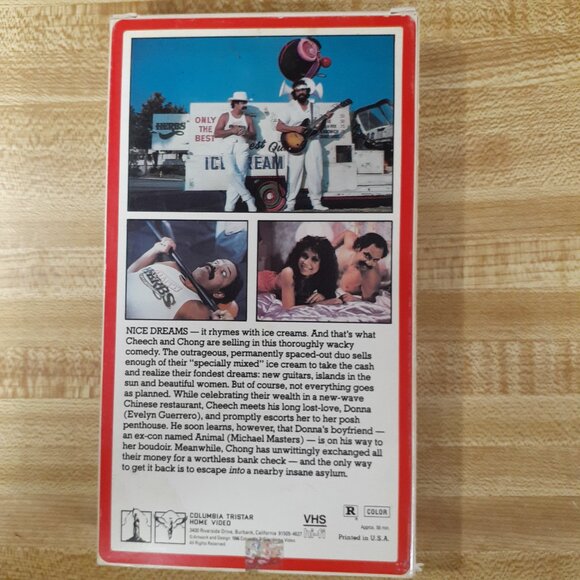 Cheech & Chong's Nice Dreams VHS 1986 Marin Tommy Chong Keach Cult Stoner Com - Picture 3 of 6